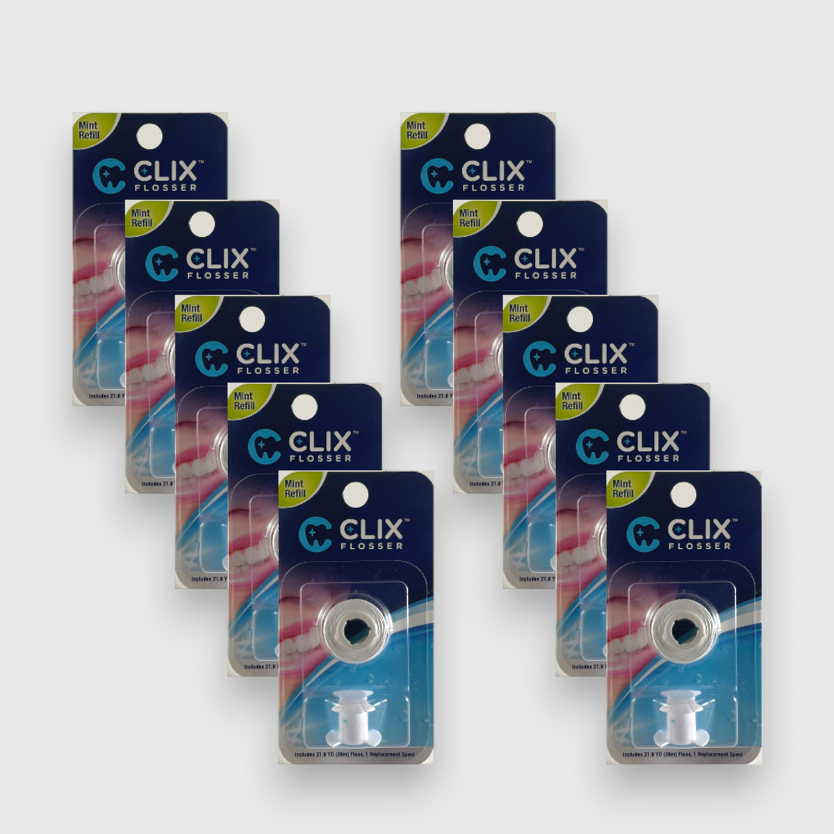 Clix Flosser Refill 10 Pack